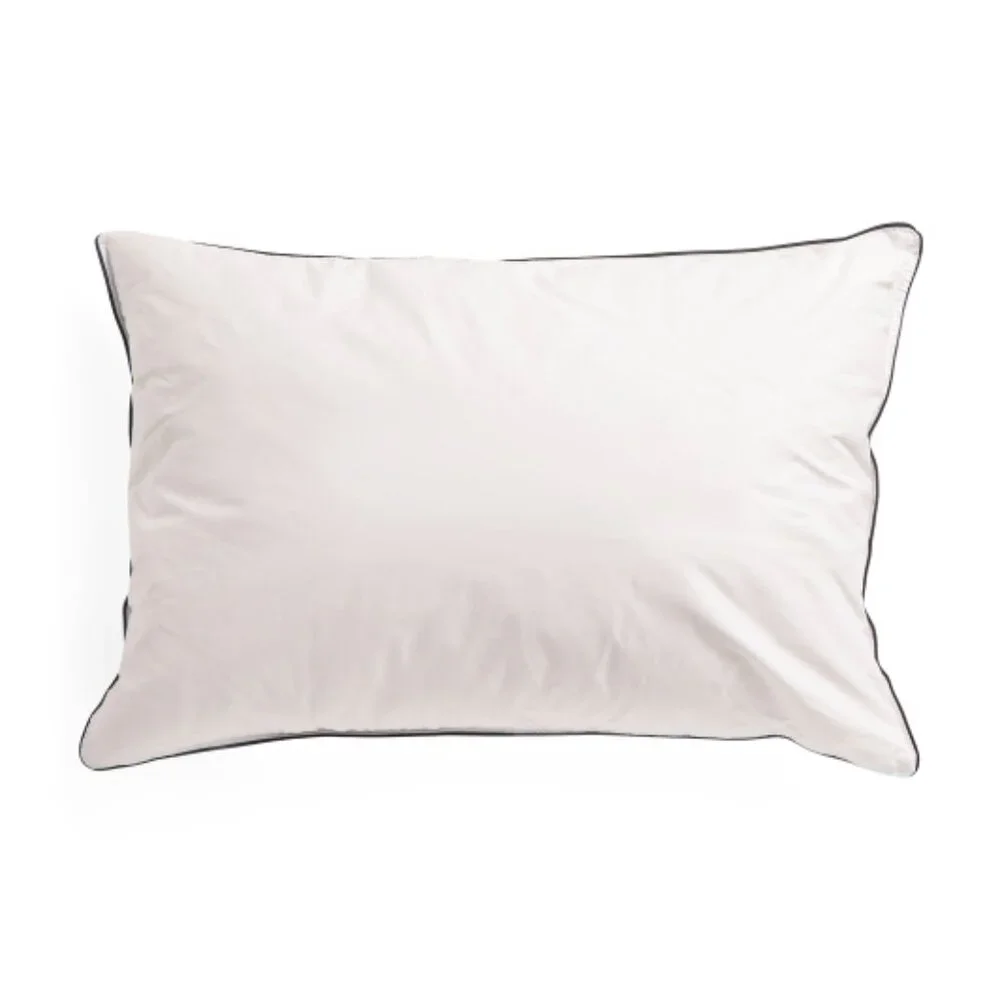 BROOKS BROTHER Queen White Made In Turkey Luxury Down Bed Pillow